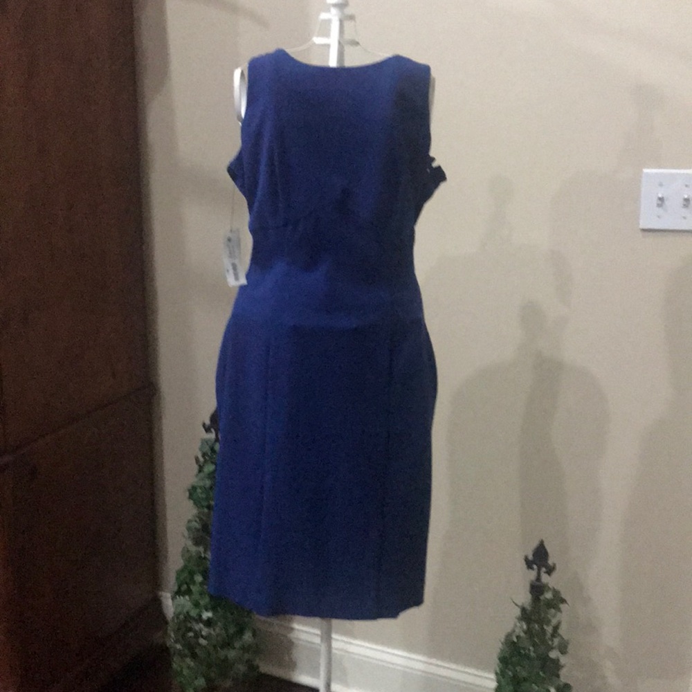 WORTHINGTON ROYAL/BLACK DRESS
